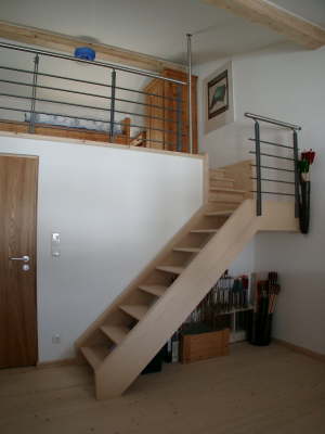 Treppe in Esche